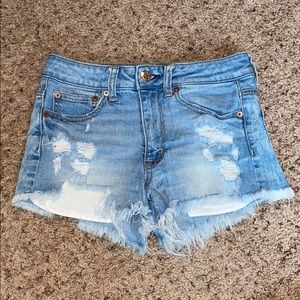 American Eagle hi-rise festival shorts